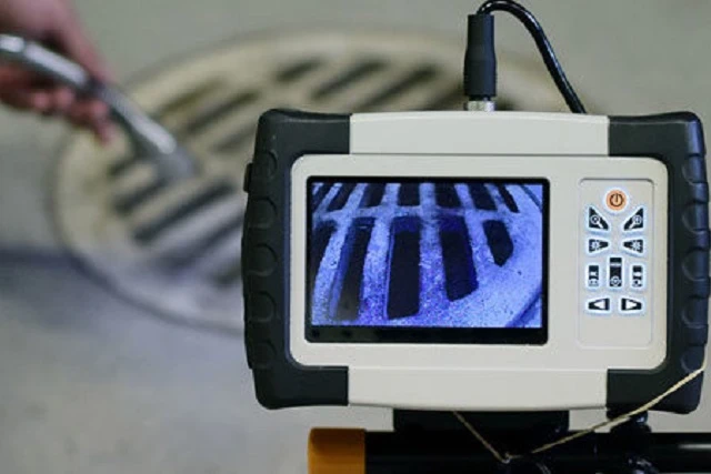 Inspection de Canalisation avec Caméra, Détecteur de Tampon et Gaz